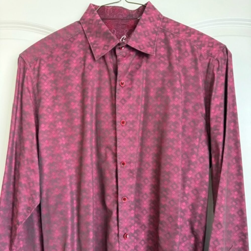 Robert‎ Graham Beet Red Long Sleeve Shirt